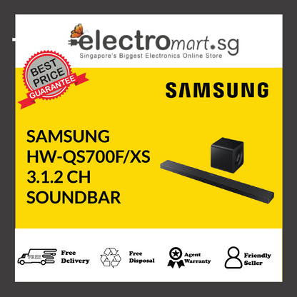 Samsung HW-QS700F/XS Q-Series Soundbar 3.1.2ch Subwoofer