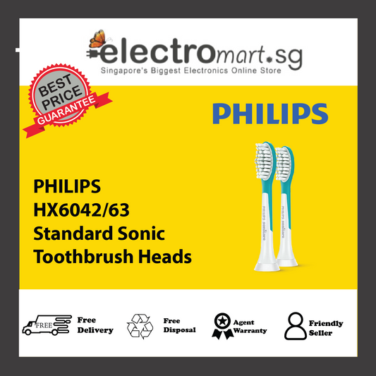 PHILIPS HX6042/63 Standard Sonic Toothbrush Heads
