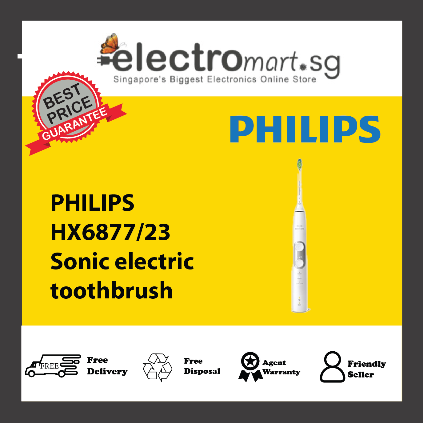 PHILIPS HX6877/23 Sonic electric  toothbrush