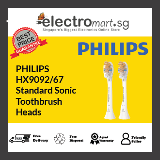 PHILIPS HX9092/67 Standard Sonic Toothbrush  Heads