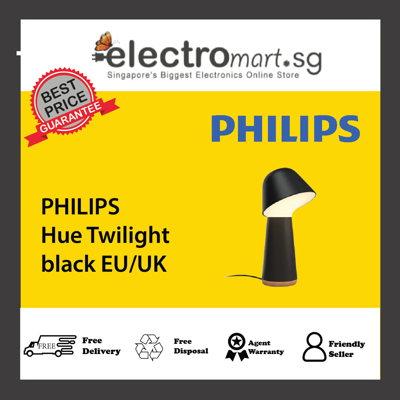 PHILIPS Hue Twilight black EU/UK