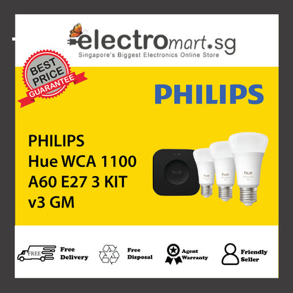 PHILIPS Hue WCA 1100 A60 E27 3 KIT v3 GM