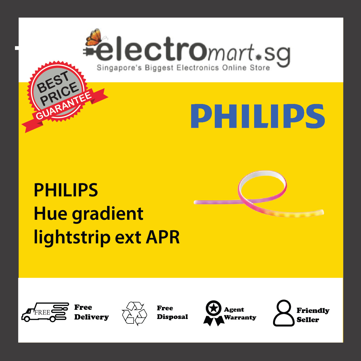 PHILIPS Hue gradient lightstrip ext APR