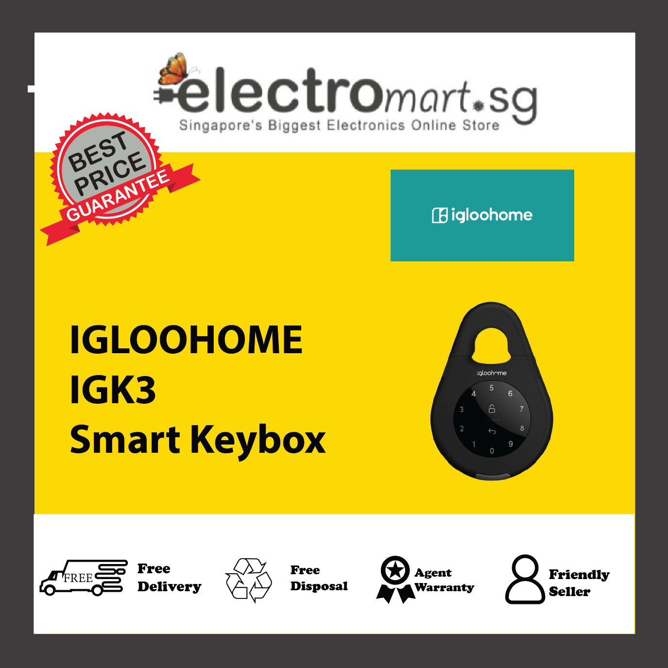 IGLOOHOME IGK3 Smart Keybox