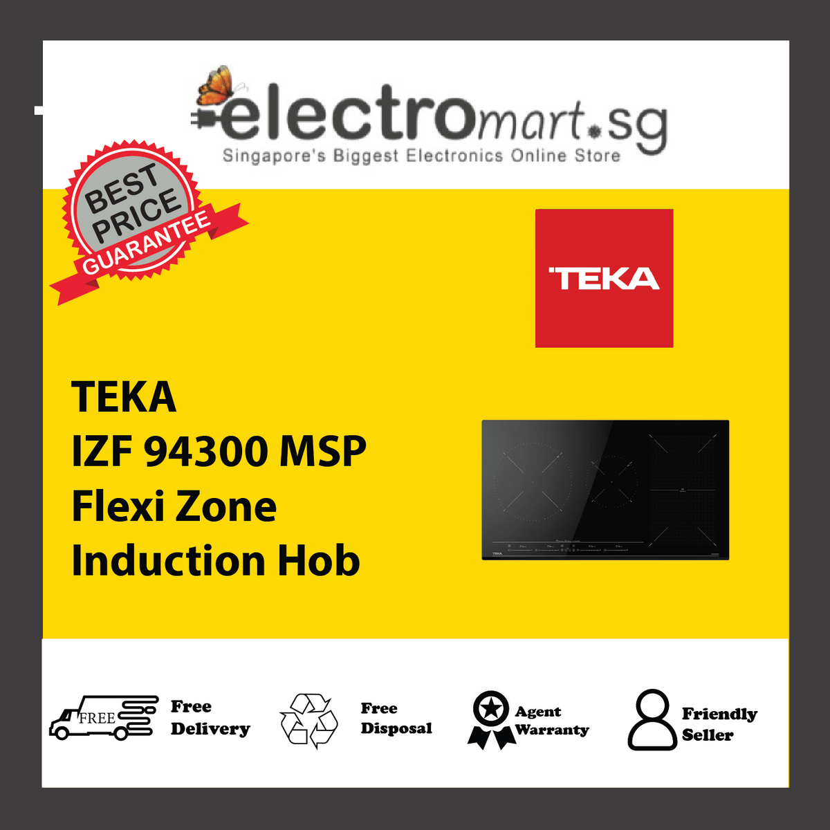 TEKA IZF 94300 MSP Flexi Zone Induction Hob