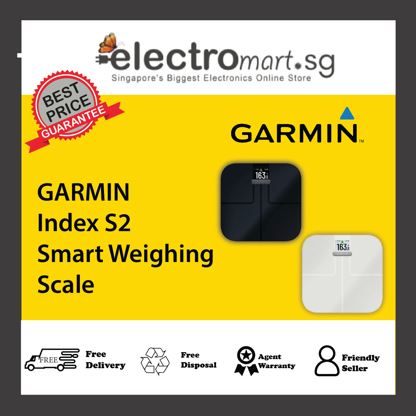 GARMIN Index S2 Smart Weighing Scale