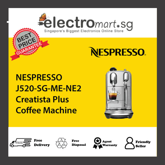 NESPRESSO J520-SG-ME-NE2 Creatista Plus Coffee Machine