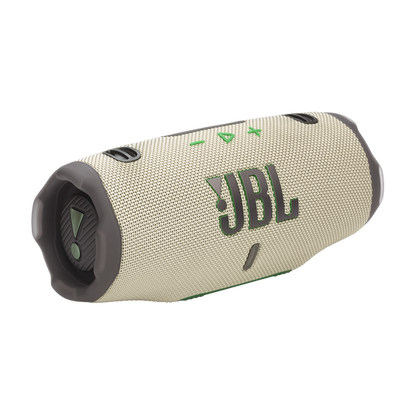 JBL Charge 6 Portable waterproof and drop-proof speaker with bold JBL Pro sound and a removable handle strap.