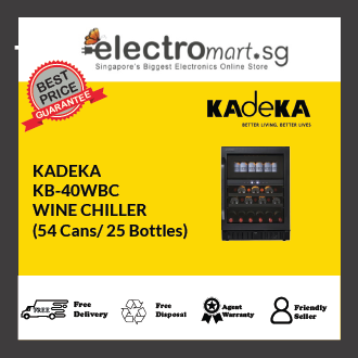KADEKA KB-40WBC Wine Chiller 54 Cans/ 25 Bottles