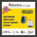 DELONGHI KBOC2001.W / KBOC2001.BL Icona Capitals Kettles