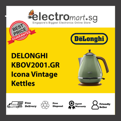DELONGHI KBOV2001.GR Icona Vintage Kettles
