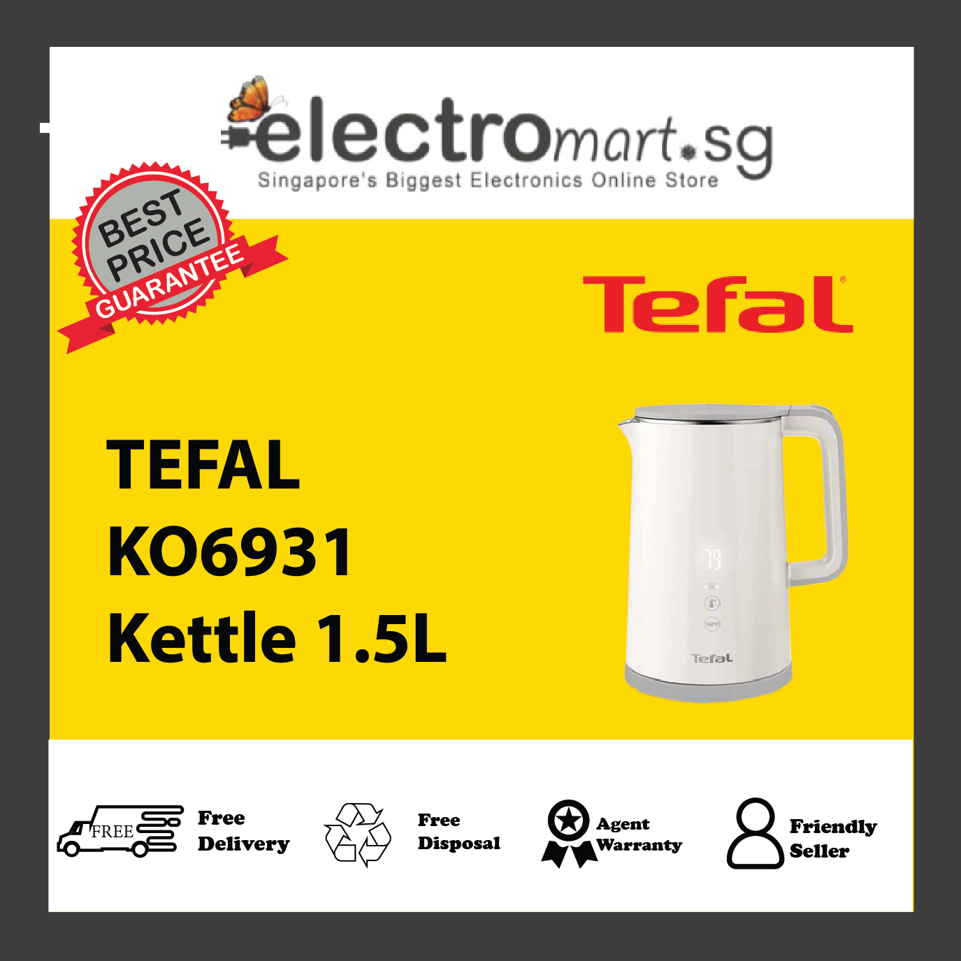 TEFAL KO6931 Kettle 1.5L