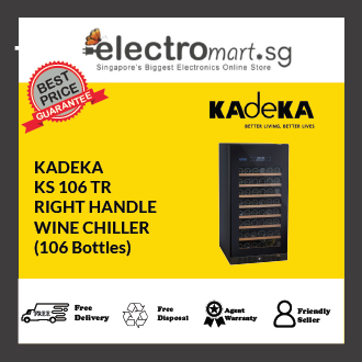 KADEKA KS106TR Wine Chiller, 106 BOTTLES ( RIGHT HANDLE)