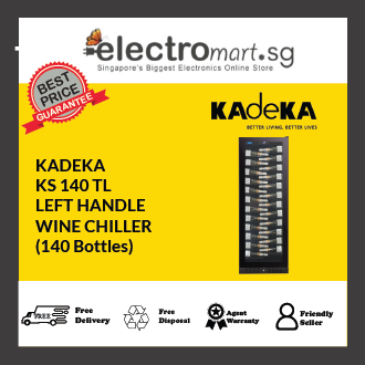 KADEKA KS140TL  Signature Series140 Bottles Wine Chiller (LEFT HANDLE)