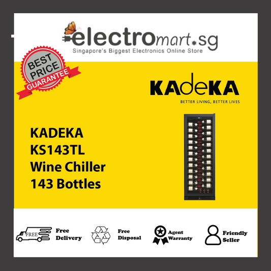KADEKA KS143TL Wine Chiller 143 Bottles