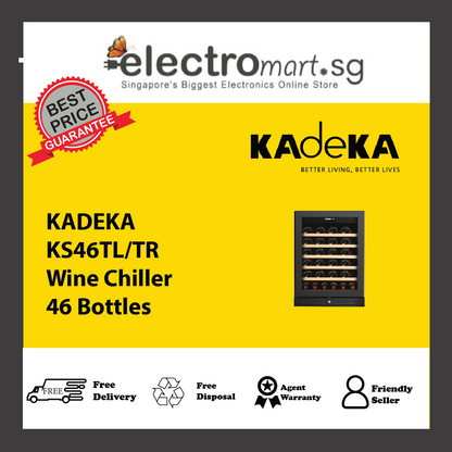 KADEKA KS46TL/TR Wine Chiller 46 Bottles