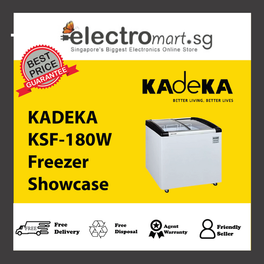 KADEKA KSF-180W SHOWCASE FREEZER 165L