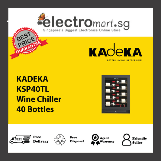 KADEKA KSP40TL Wine Chiller 40 Bottles