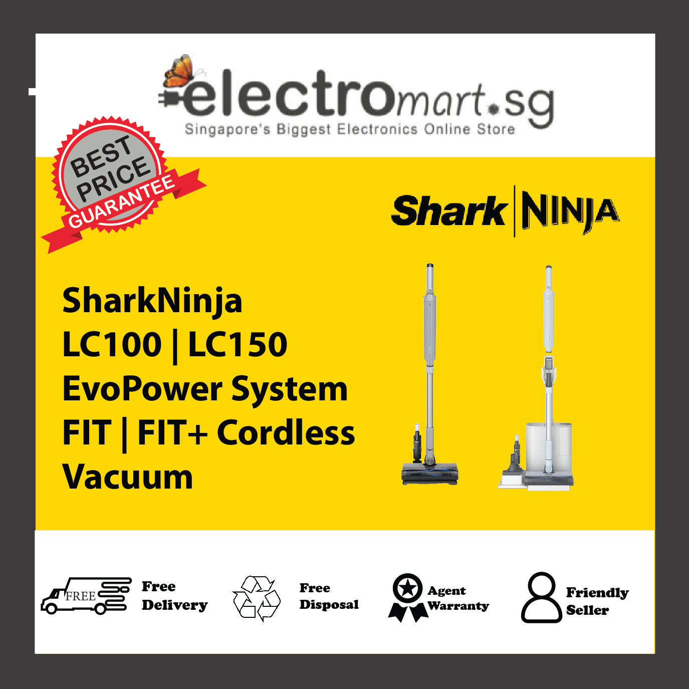 SharkNinja LC100 | LC150 EvoPower System FIT | FIT+ Cordless Vacuum