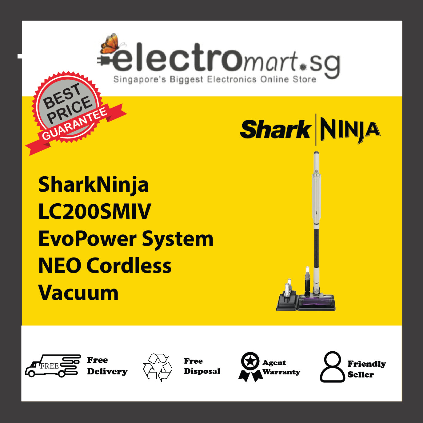 SharkNinja LC200SMIV EvoPower System NEO Cordless Vacuum