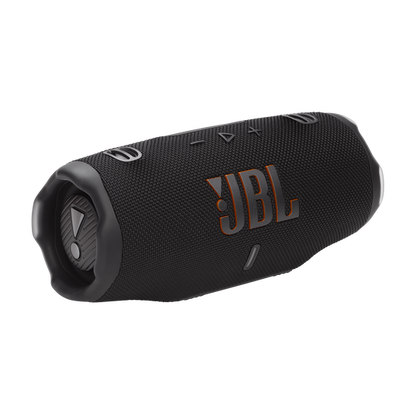 JBL Charge 6 Portable waterproof and drop-proof speaker with bold JBL Pro sound and a removable handle strap.