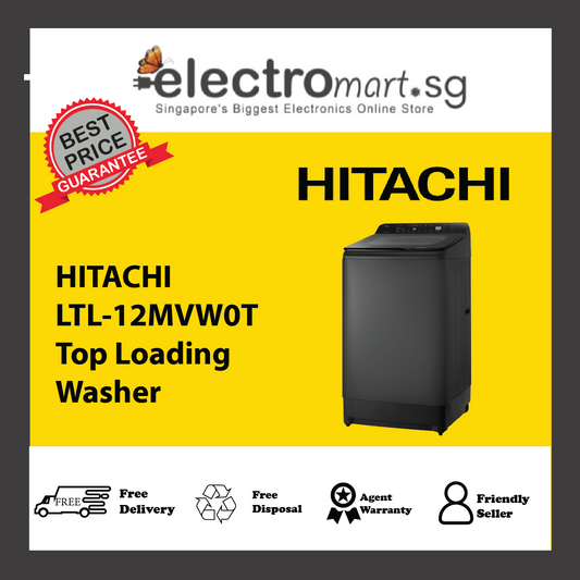 HITACHI LTL-12MVW0T Top Loading Washer 12kg
