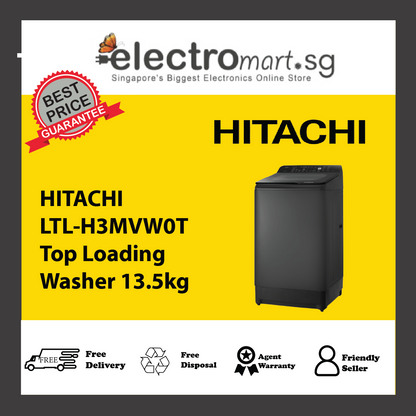 HITACHI LTL-H3MVW0T Top Loading Washer 13.5kg