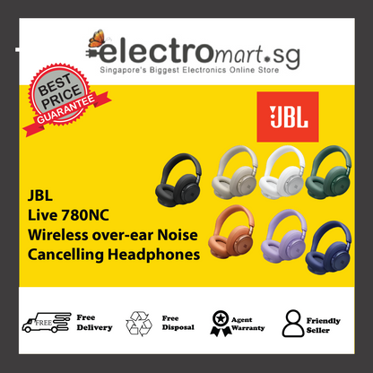 JBL Live 780NC Wireless over-ear Noise Cancelling Headphones