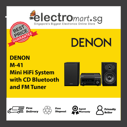 DENON M-41 Mini HiFi System with CD Bluetooth and FM Tuner