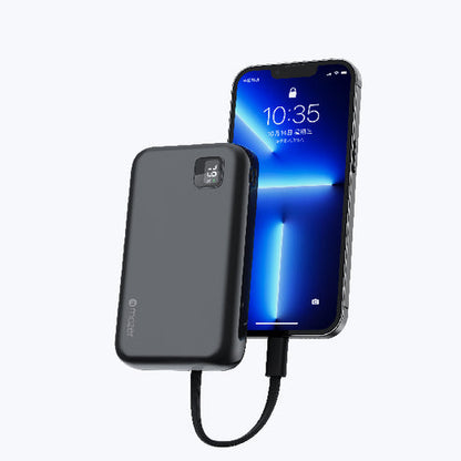 Mazer Link 10,000mAh (Built-in Lightning & USB C Cables) Power Bank