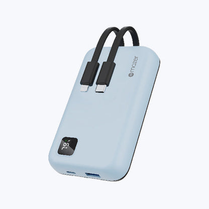 Mazer Link 10,000mAh (Built-in Lightning & USB C Cables) Power Bank