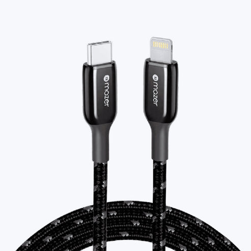 Mazer Infinite.Link Pro 3 USB C to Lightning Cable (Braided)