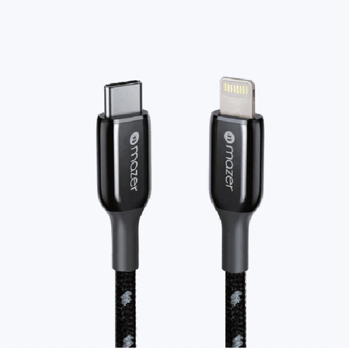 Mazer Infinite.Link Pro 3 USB C to Lightning Cable (Braided)