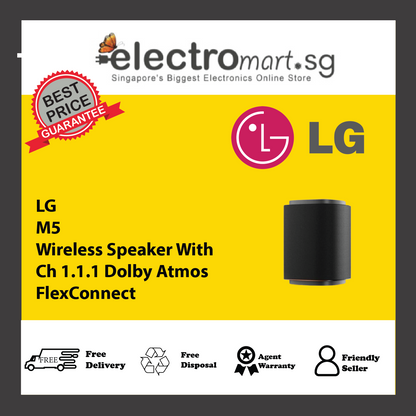 LG M5 Wireless Speaker With Ch 1.1.1 Dolby Atmos FlexConnect
