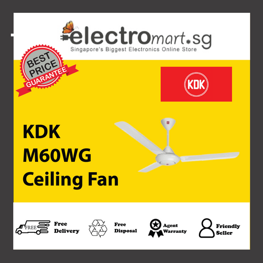 KDK M60WG Ceiling Fan 150cm
