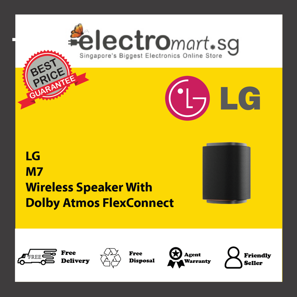 LG M7 Wireless Speaker With Dolby Atmos FlexConnect