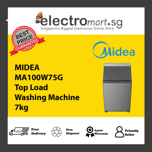 MIDEA MA100W75G Top Load  Washing Machine 7kg