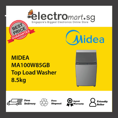 MIDEA MA100W85GB Top Load Washer 8.5kg