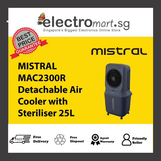 MISTRAL MAC2300R Detachable Air Cooler with Steriliser 25L