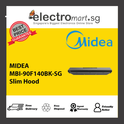MIDEA MBI-90F140BK-SG Slim Hood