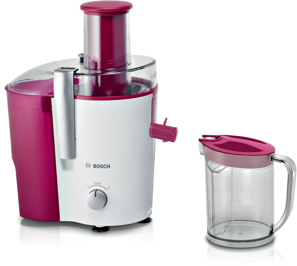 BOSCH MES 25C0 Centrifugal juicer VitaJuice 2 700 W White, Cherry Cassis