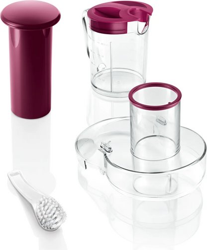 BOSCH MES 25C0 Centrifugal juicer VitaJuice 2 700 W White, Cherry Cassis
