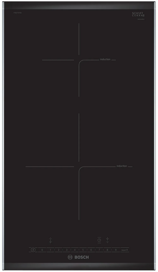 BOSCH PIB375FB1E Series 6 Domino Induction Hob 30cm