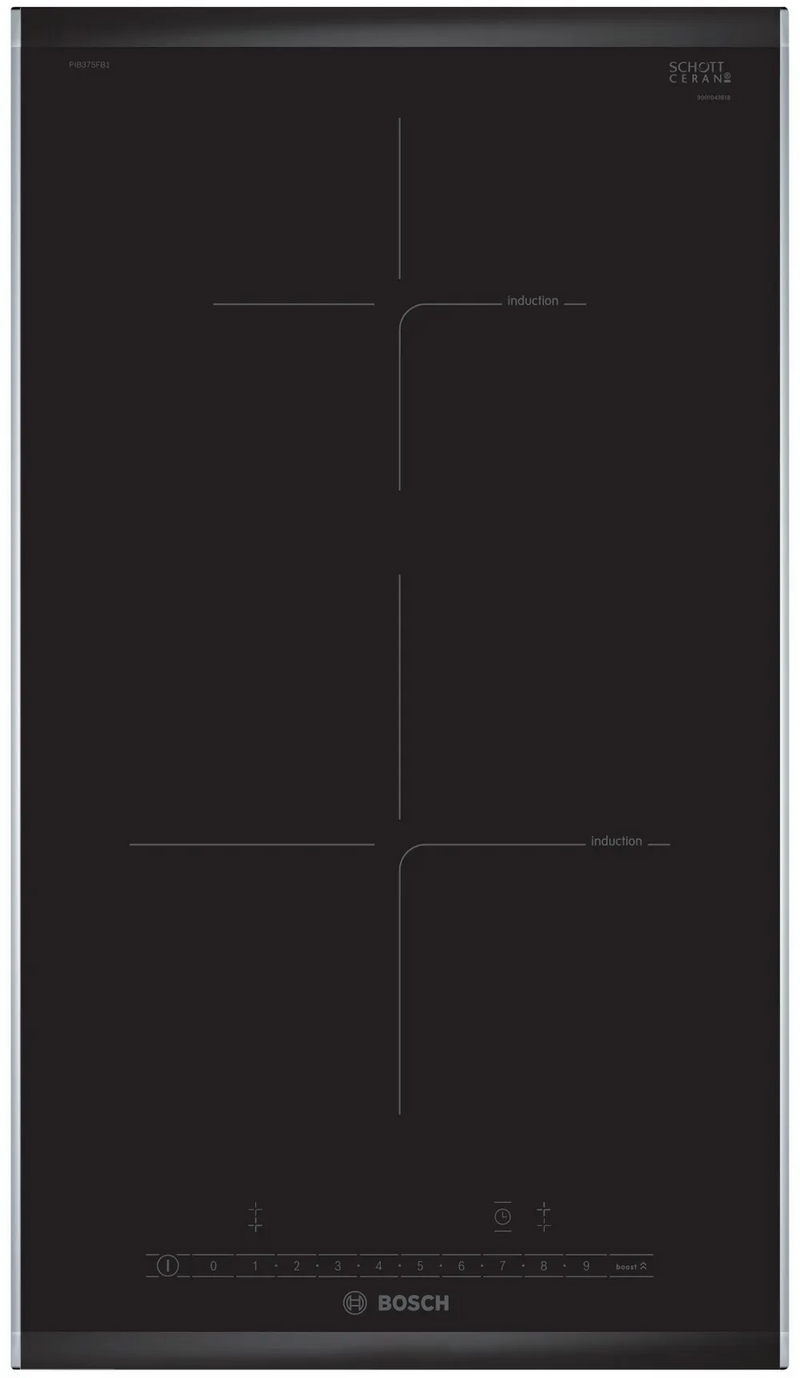 BOSCH PIB375FB1E Series 6 Domino Induction Hob 30cm