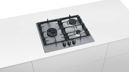 BOSCH PCC6A5B90 Series 6 Gas hob 60 cm Stainless steel