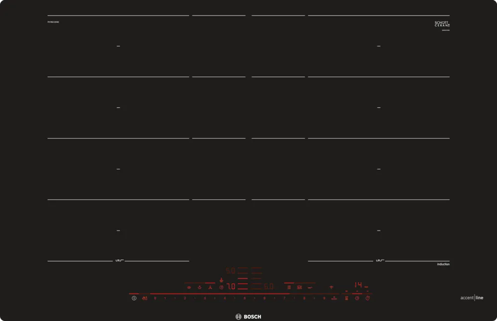 BOSCH PXY821DX6E Series 8 Induction hob 80cm
