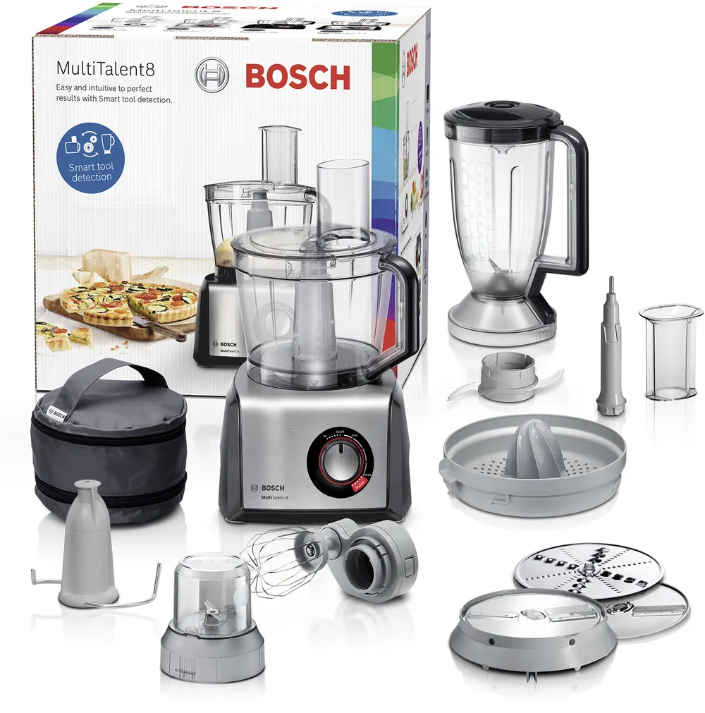 BOSCH MC 812M853G Food processor MultiTalent 8 1250 W Black