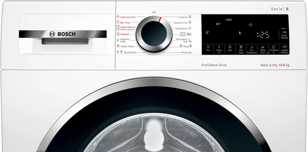 BOSCH WNA254U0SG Series 6 Washer Dryer 10/6kg