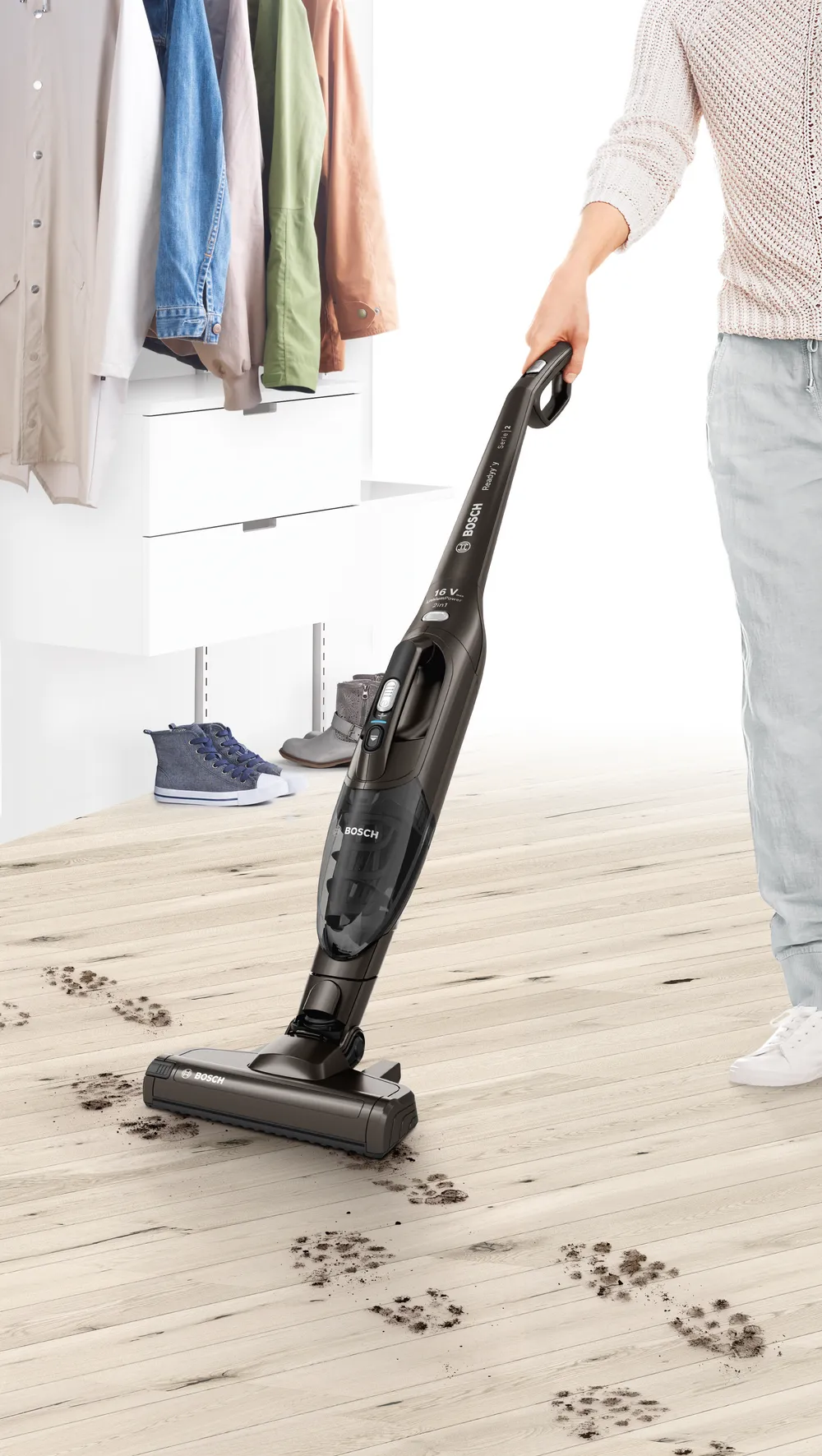 BOSCH BCH F2MX16 HANDSTICK VACUUM CLEANER 16V