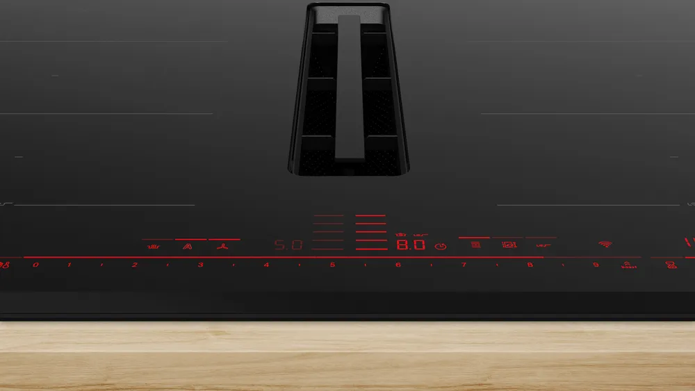 BOSCH PXX895D66E Series 8 Induction hob with integrated ventilation system 80cm
